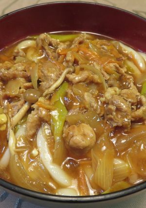 日式咖喱烏龍麵 的食譜成品照片