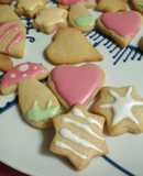Galletas de mantequilla glaseadas