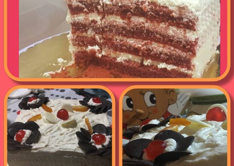 Simple Way to Make Qualsiasi sera della settimana Torta velluto rosso  Red Velvet