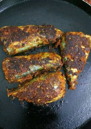 A picture of Mackerel Tawa Fry.