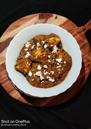 A picture of Hyderabadi Paneer.