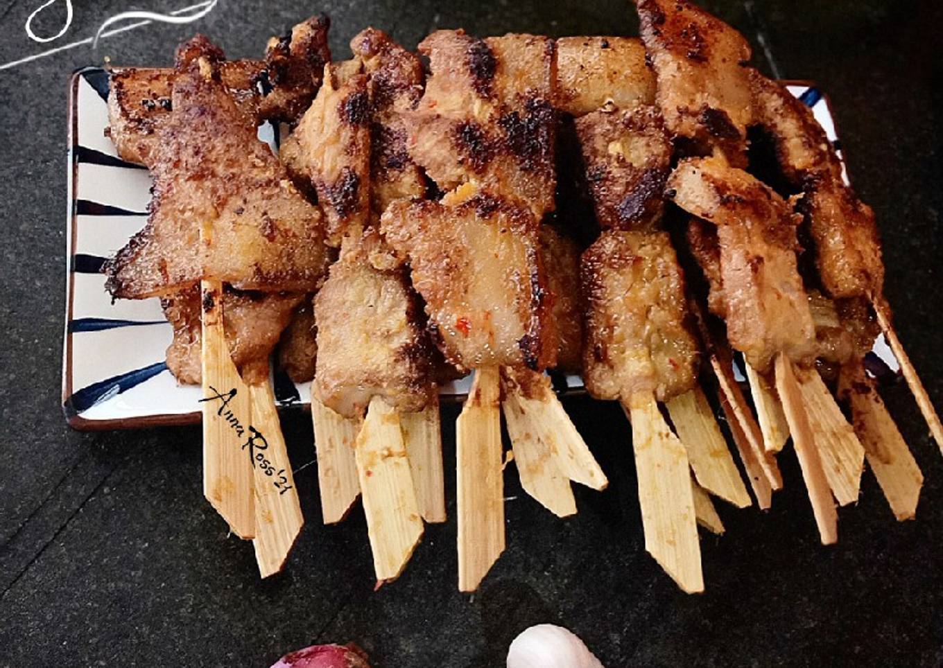 Sate Babi Samcam (Bumbu sate babi bawah pohon) 🐷🐖