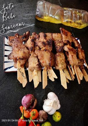 Foto resep Sate Babi Samcam (Bumbu sate babi bawah pohon) 🐷🐖