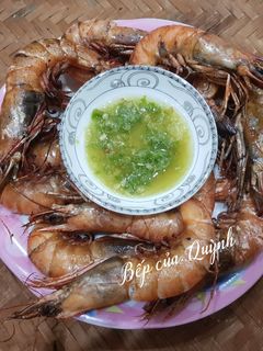 Hình của món Tôm nướng.