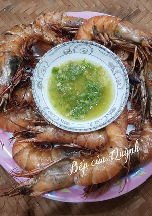 Hình của món Tôm nướng.