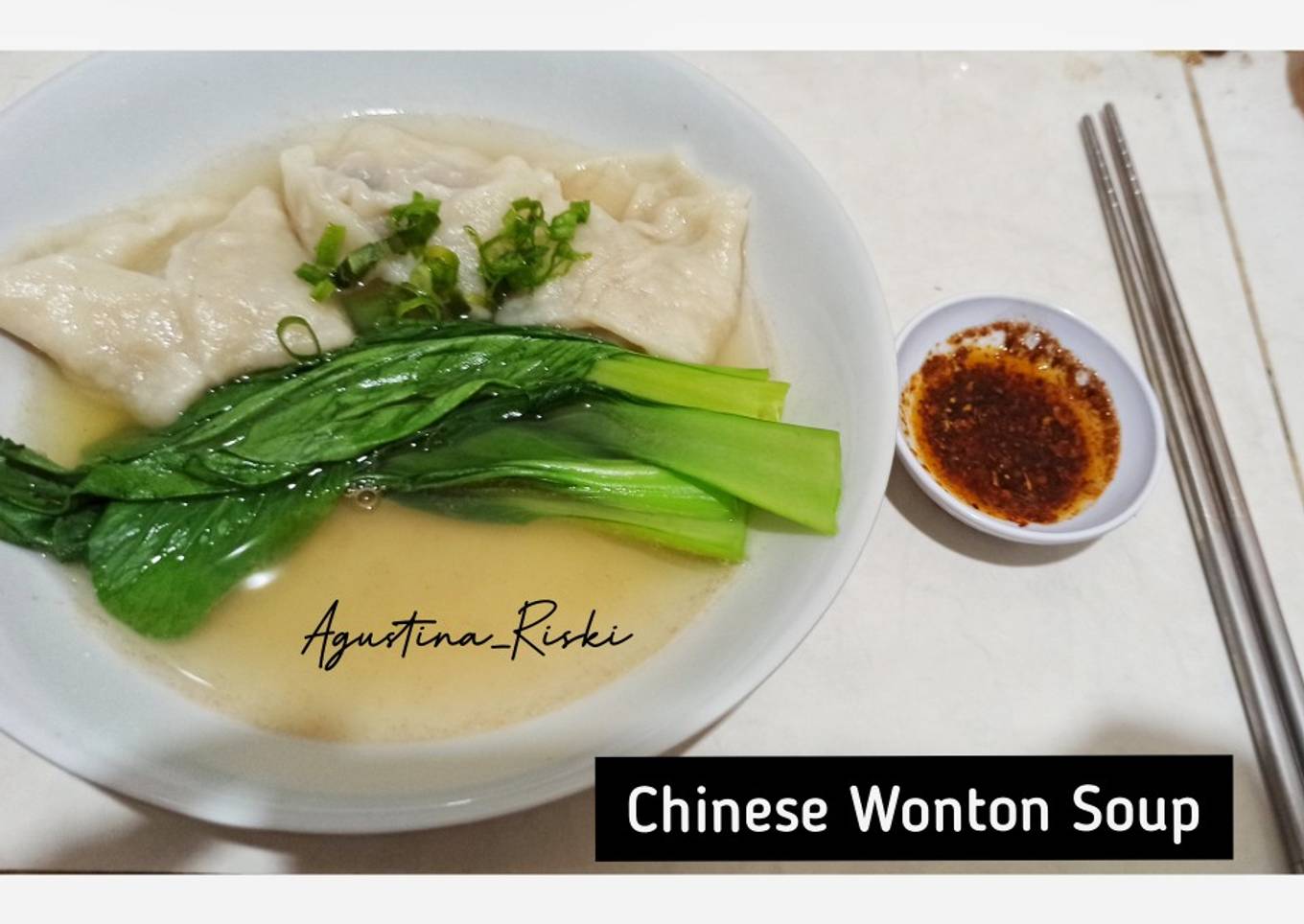 Wonton Soup ala anak kost