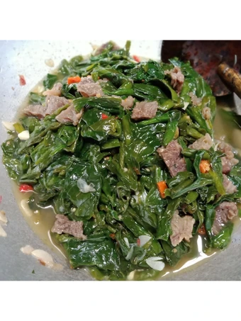 Cara Gampang Membuat Resep Oseng Mercon Genjer Dengan Tetelan Sapi yang Menggugah Selera