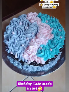 Foto resep KUE ULTAH TANPA TELUR TANPA MARGARIN ❤ / EGGLESS CHOCOLATE CAKE❤