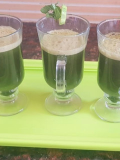 A picture of Cucumber mint cooler.