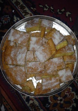 صورة لوصفة بسبوسة