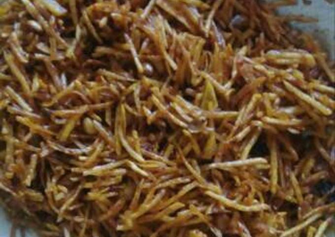 Yuk intip, Resep memasak Kering Kentang Kacang Asam Manis sajian Hari Raya dijamin sempurna