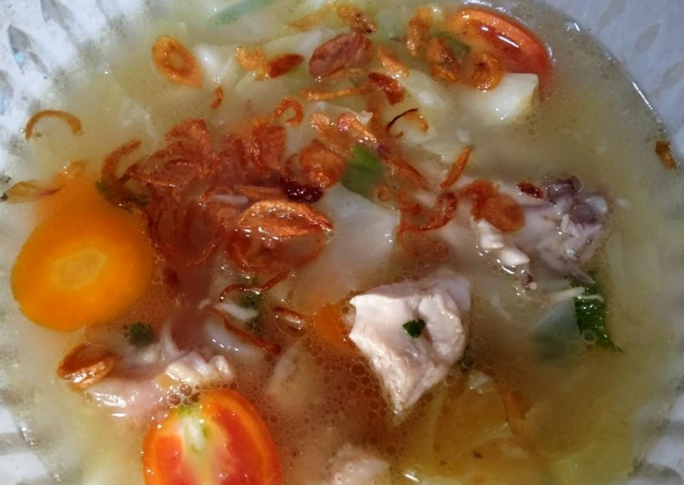 Sop ayam sayur