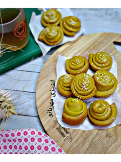 عکسی از دستور نان رولی_نان کره ای