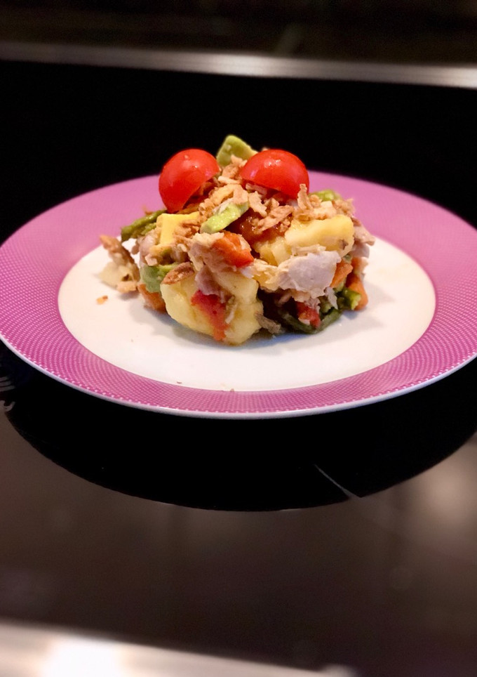 Una foto de Ensalada de aprovechamiento