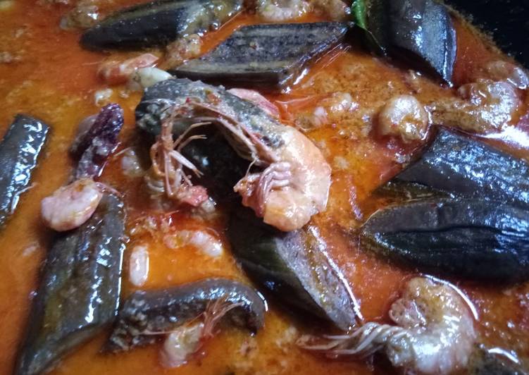 Resep Gulai Udang Terong | Cara Membuat Gulai Udang Terong Yang Sempurna