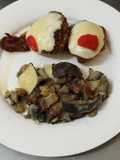 Polpetta mixta con melanzane bella