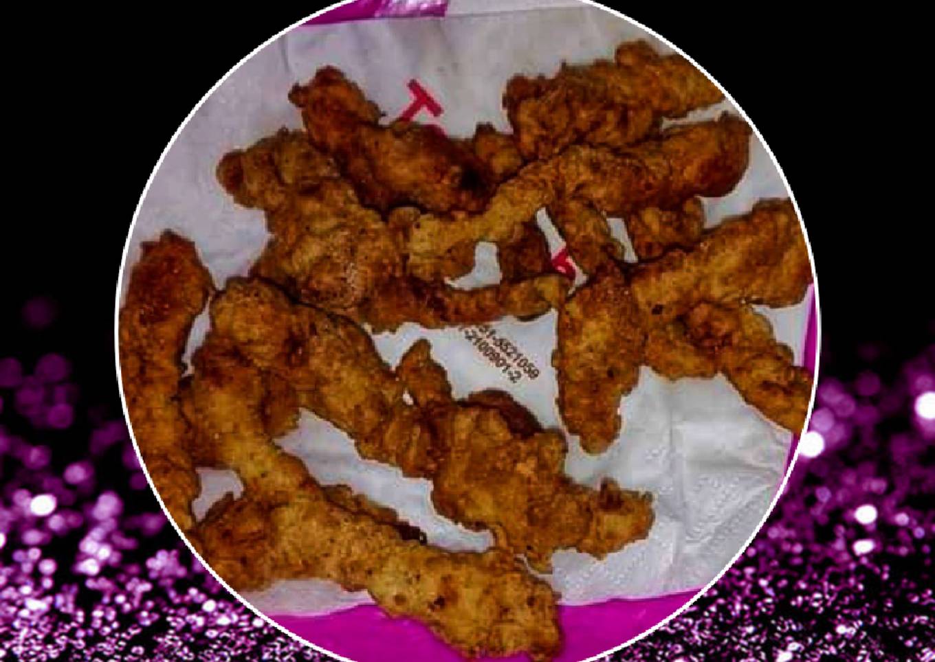 Crispy chicken strip