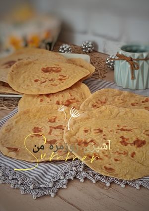 عکسی از دستور نان پیتا
