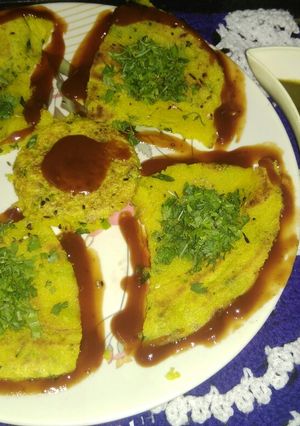 A picture of Suji pan cake.