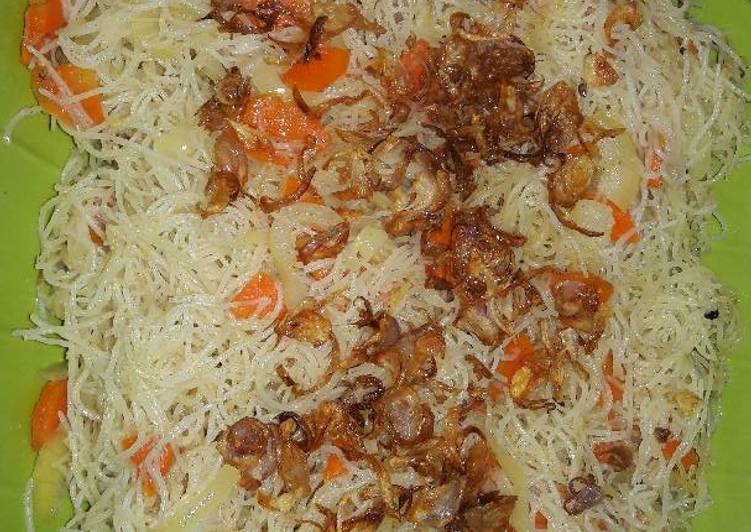 Resep Bihun beras mantap😋 Lezat