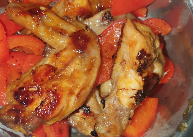 Cara Membuat Spicy chicken wings Kekinian