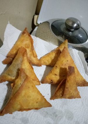 A picture of Samosa #themechallenge#.
