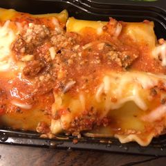 A picture of Turkey Lasagna roll.