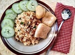 Foto resep Nasi goreng daging daun temurui