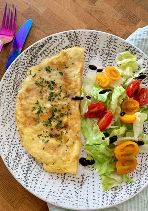 Une photo de ☆Omelette Croustillante à la Feuille de Riz☆