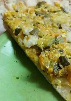 Una foto de Tarta de zapallitos