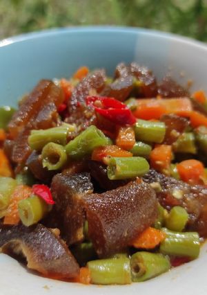 Foto resep Asem asem buncis kikil