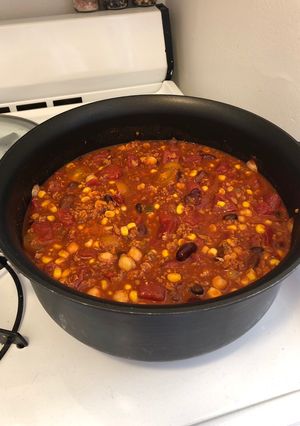 A picture of Soy Chorizo Chili (Vegetarian).