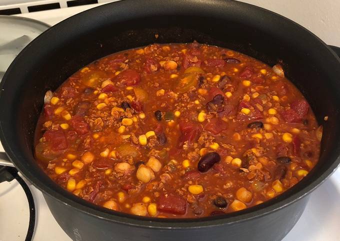 Soy Chorizo Chili (Vegetarian)