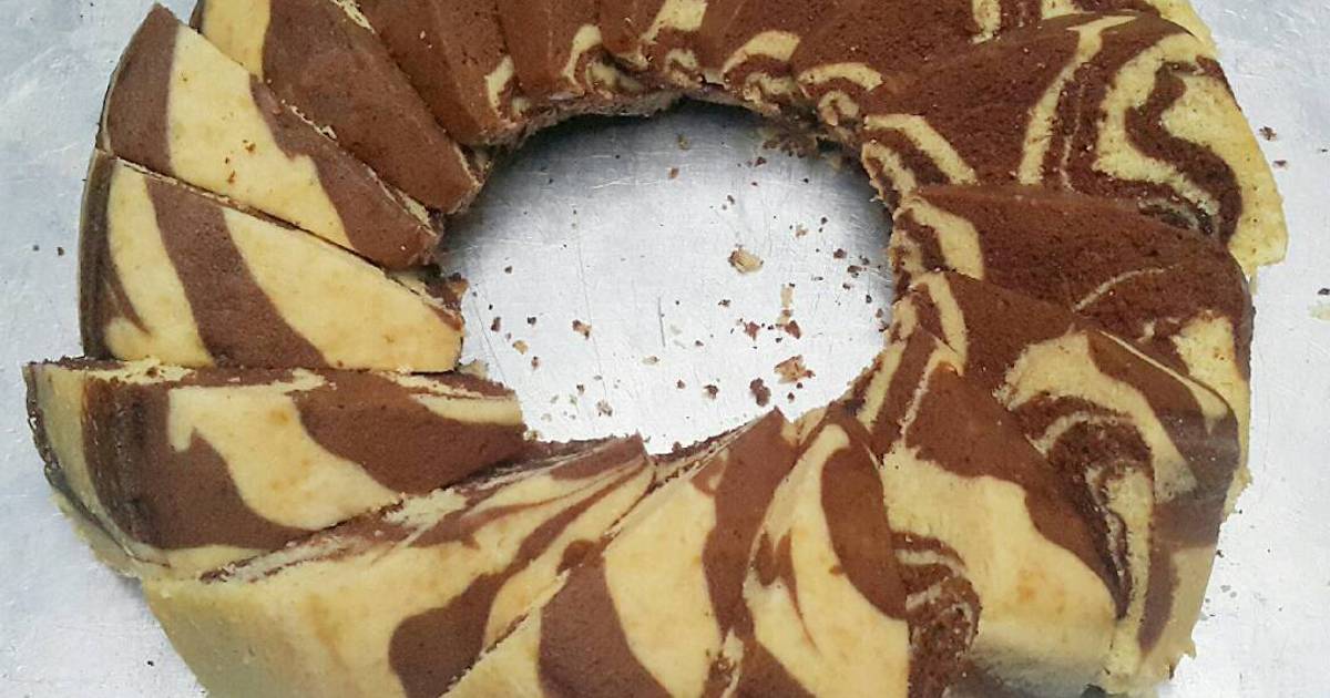 Resep Bolu Zebra Kukus oleh MYTH - Cookpad