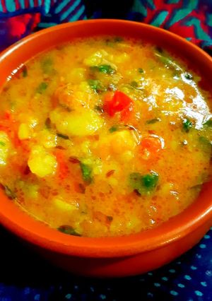 A picture of Aalo tamatar.