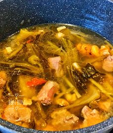 canh dưa cải muối