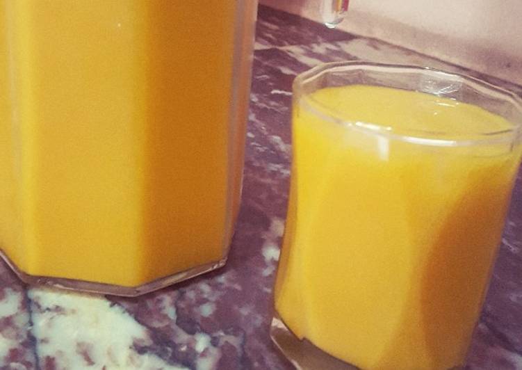 Recipe of Any-night-of-the-week Mango juice