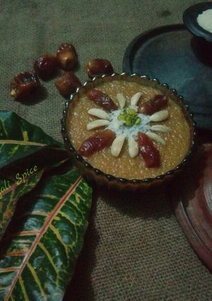 A picture of নলেন গুড়ের পায়েস / Date Palm Jaggery rice pudding/ kheer.
