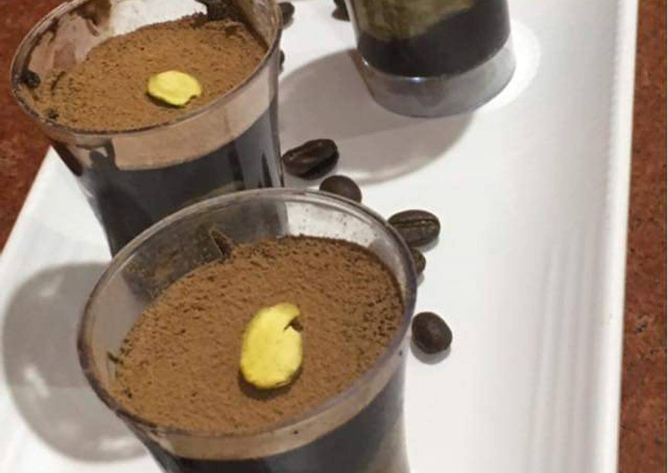 Chocolate tiramisu mousse