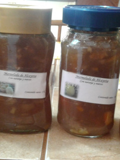 Una foto de Mermelada de Alcayota con naranja y nueces