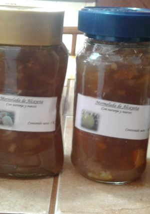 Una foto de Mermelada de Alcayota con naranja y nueces