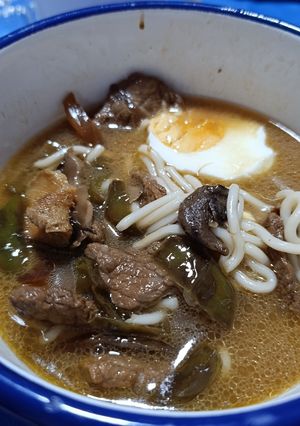 Una foto de Noodles con ternera
