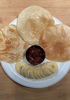 Une photo de Pancake à la banane