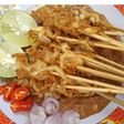 Sate jamur goreng tanpa di bakar 🍡