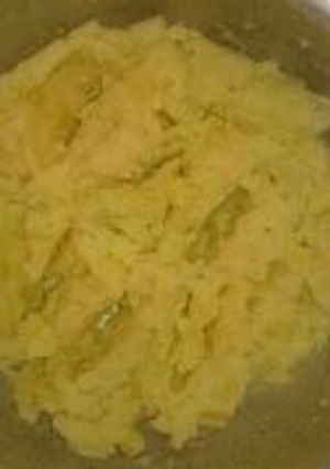 A picture of Mashed potatoes.