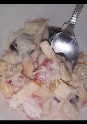 Foto resep Salad buah choco jelly super creammy & yummy
