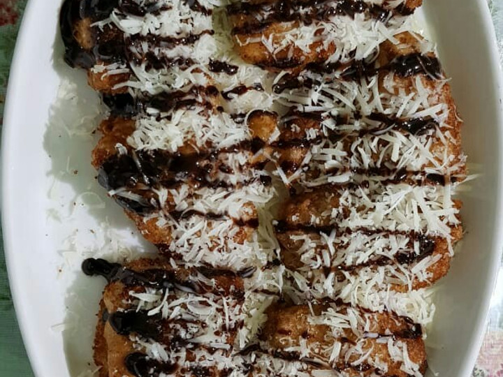 Ternyata begini lho! Resep buat Pisang Goreng Keju Coklat Krispy dijamin menggugah selera