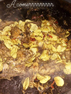 Una foto de Pollo al disco