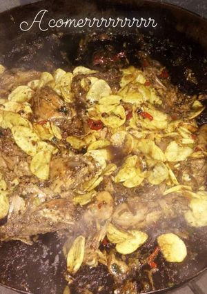 Una foto de Pollo al disco
