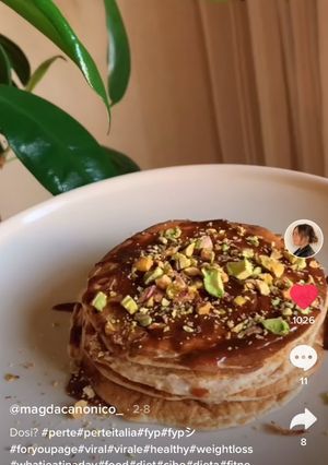 Foto di Pancake pistacchi e cioccolato
